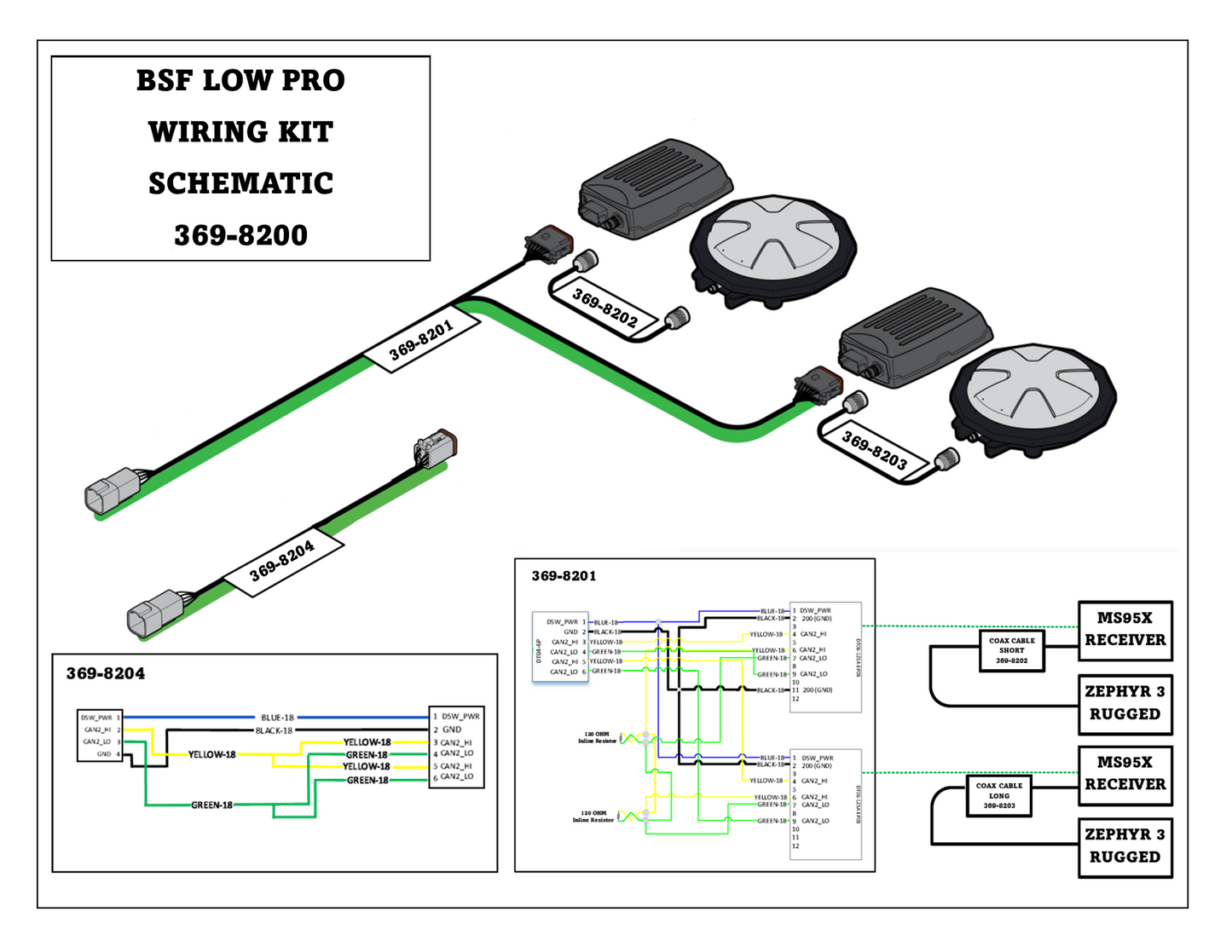 BSF - 6 PIN to 4 SOC Deutsch Adapter