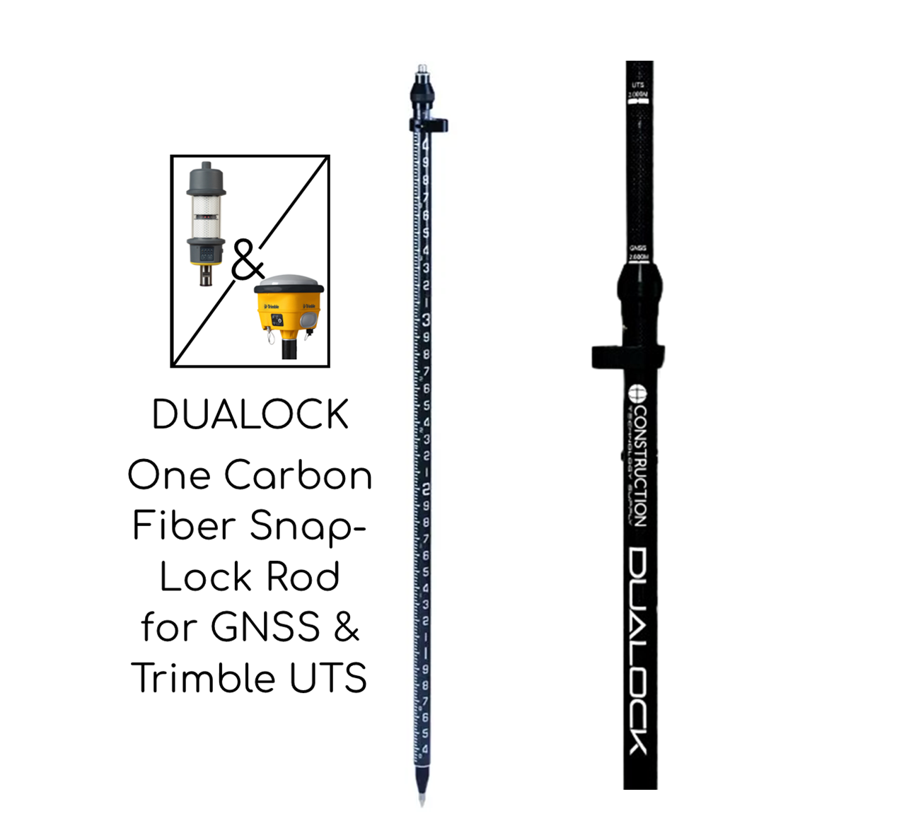 DUALOCK Carbon Fiber Rover Rod