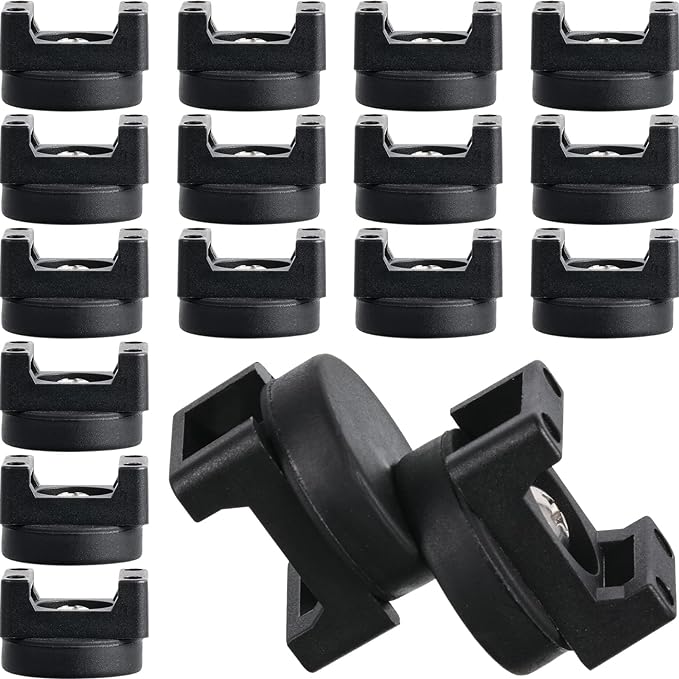 15 Pieces Magnetic Cable Clips Zip Tie Mount Base